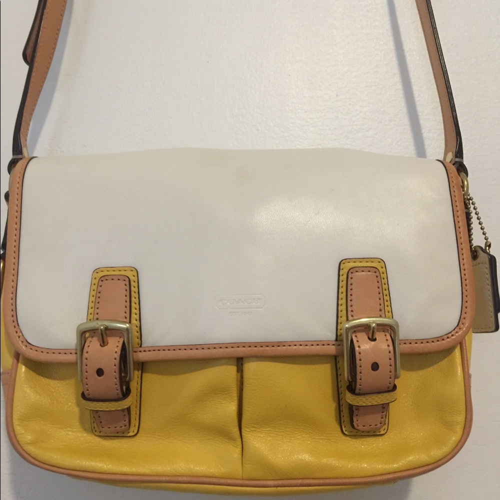 Coach Park Colorblock crossbody flap bag F23383